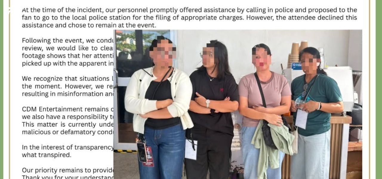 Promotor CDM Entertainment Berikan Klarifikasi Terkait Dugaan Pencurian dalam Acara ‘WilliamEst Lovestruck 1st Fanmeeting in Manila’