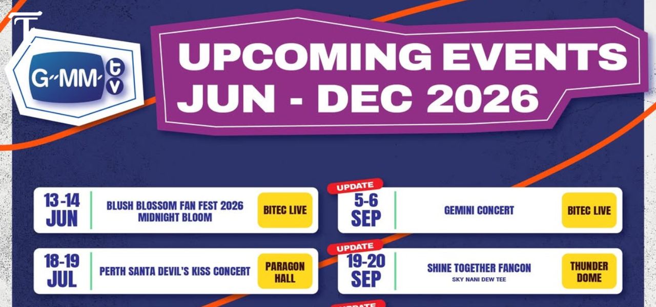 GMMTV Rilis Update Terbaru Event Juni sampai Desember 2026