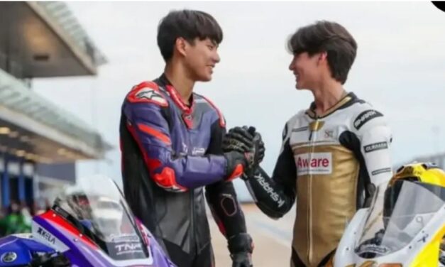 Intip Momen Manis Ohm Pawat dan Ing Asavanund di Arena Balap