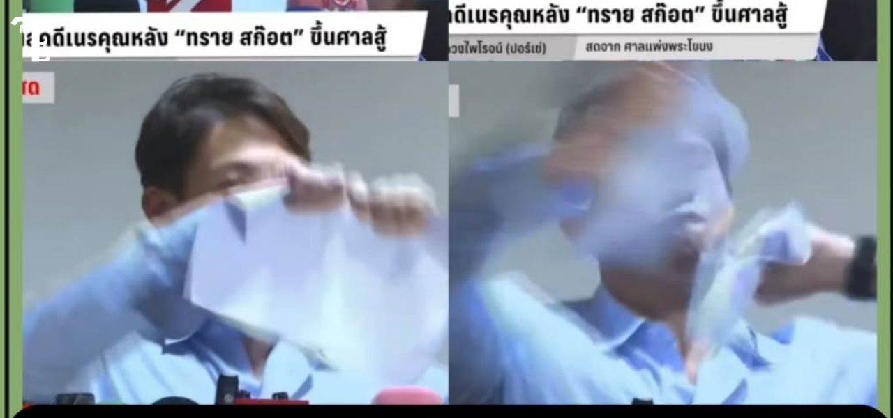 Kesabaran Mencapai Batasnya, Psi Scott Robek Kertas Perjanjian Tutup Mulut dengan Keluarga Bhirombhakdi di Depan Awak Media Pasca Sidang di Pengadilan